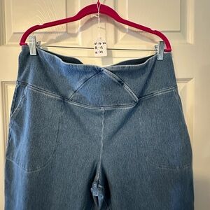 Women with Control High Rise Light Blue Jeans